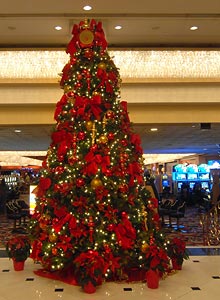 Holiday Decorations at the Las Vegas Hilton