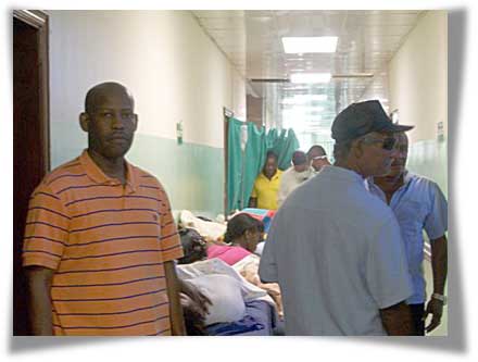In a hospital in the Dominican Republic, where Francis found his sister.