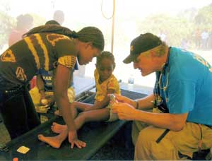 Alan Roth, assisting after the Haiti earthquake